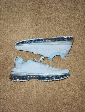 Light Blue La Sheelah Flow-19 Stretch Elastic Mesh Sneakers | W8.5